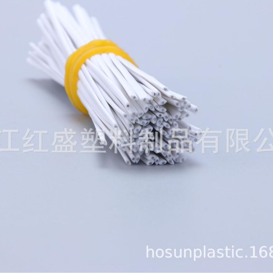 环保0包透明圆铁芯扎带pc扎胶电源线透明圆扎线一卷无品牌/100v米
