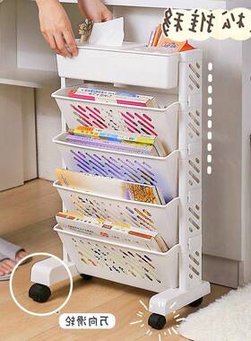 可动教室桌收书架墙面书移桌书本组合w2315w2纳边书置物架挂课桌