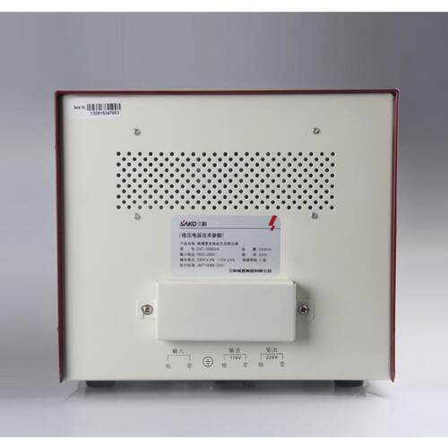 三科0稳压D器5000W/S自VC/TN-500VA超低压VDG110-250V全动稳压电