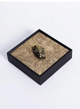 现简约木收纳盒样板间代酒店质衣帽间卧室MIV房玄关桌面摆件装饰