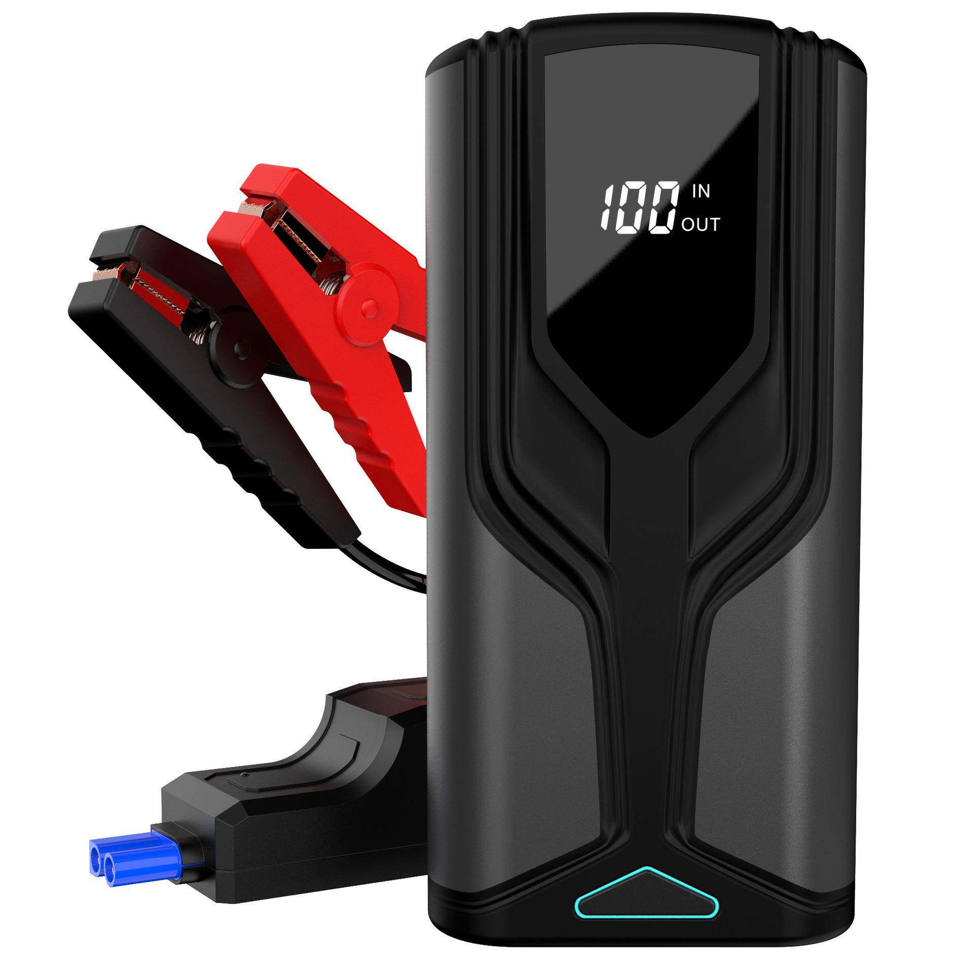 新款车大QDR容1载0000毫安紧急应强启量搭电包12v急启动电源