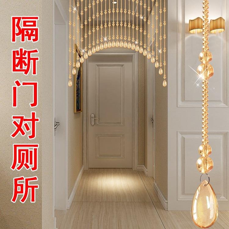 帘水晶葫珠帘玄关芦隔断卫生间卧室F965S8JS装饰厕所新款挂免吊打