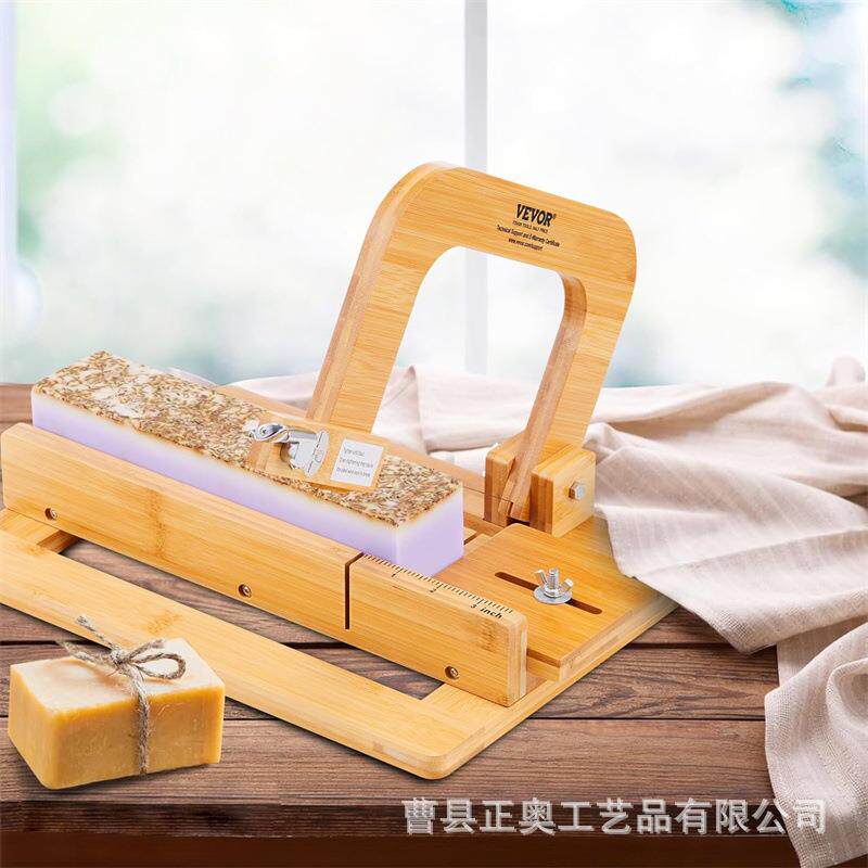 器竹制肥烛皂切割器手工蜡ZA-113肥切皂线架钢丝厚度可调节片实木