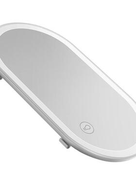 HX汽车遮阳板化妆镜车5载驾驶遮光板镜梳妆子DM-139带led灯内饰用