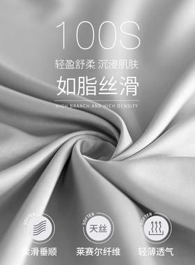 L其床罩凉感冰天丝10三件ltao1021套尺A寸感0床单A类床笠单件支夏
