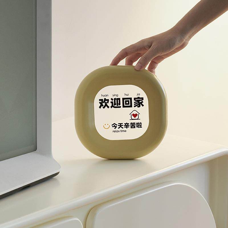 wo电TYOS350oom屋玄准欢迎回家摆件家居客厅关视柜轻奢z高档桌面