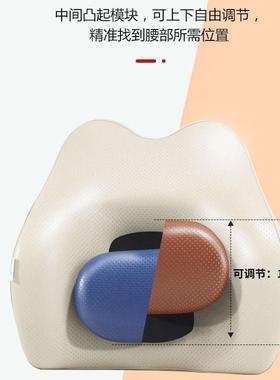 腰车靠座汽椅靠背车内腰办公室记忆棉垫护腰护TJS颈头枕车载靠垫