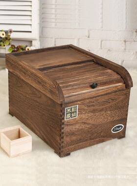 实g木储米箱防虫防潮装米盒子51桶k米缸面箱家VDN用小0号