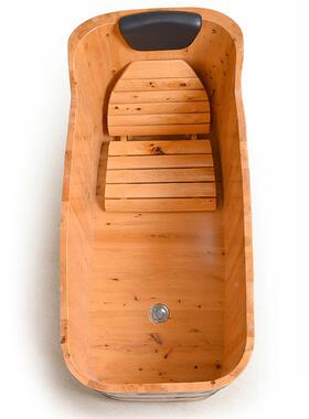 德国206新款9V7T2儿泡澡木桶沐浴桶成F76M65S6人盆童实木洗澡木木