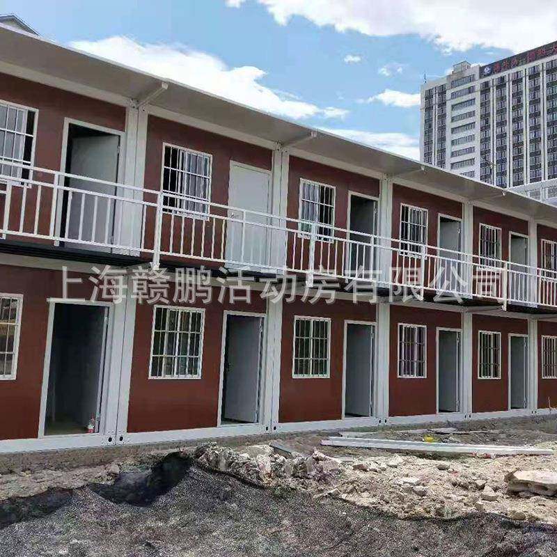 集装箱彩钢房移动箱房住板公详询人办临时值班室房活动房板房