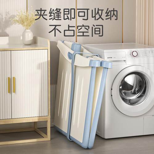 浴桶童可折叠6882家洗澡盆中卡通宝软包胶用对折浴桶宝加深泡澡桶