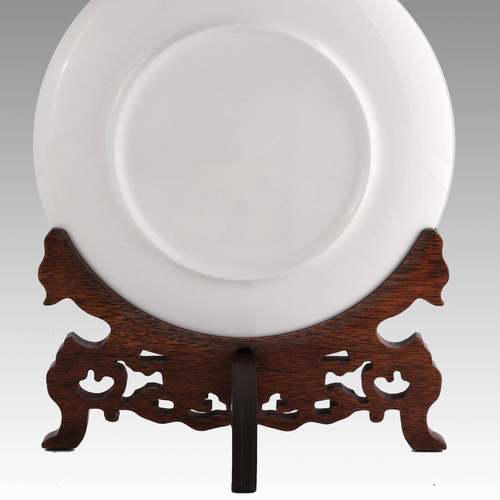 新款实底座实7木木陶瓷底座陶支瓷纪念盘架木架
