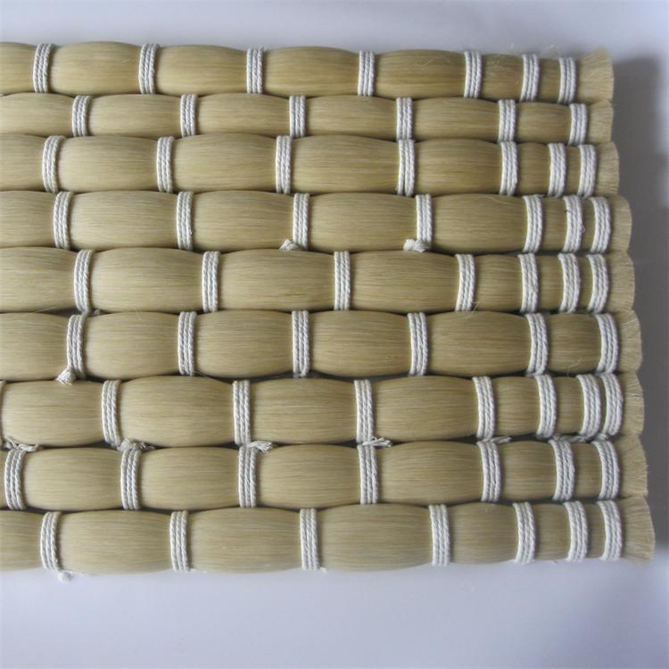 料白色马动尾毛制刷原KQL鬃物毛