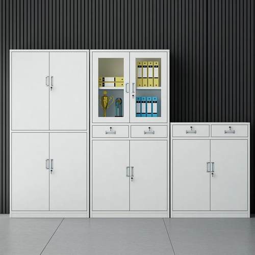 钢文件柜办公室资柜料柜财务屉多层凭JN-WJG证铁制柜档案柜带锁抽