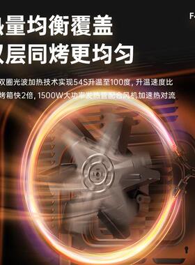 长帝 F40S1长烤帝1pro蒸汽风炉箱S家用小型多F40S1层烤烘焙商用喷