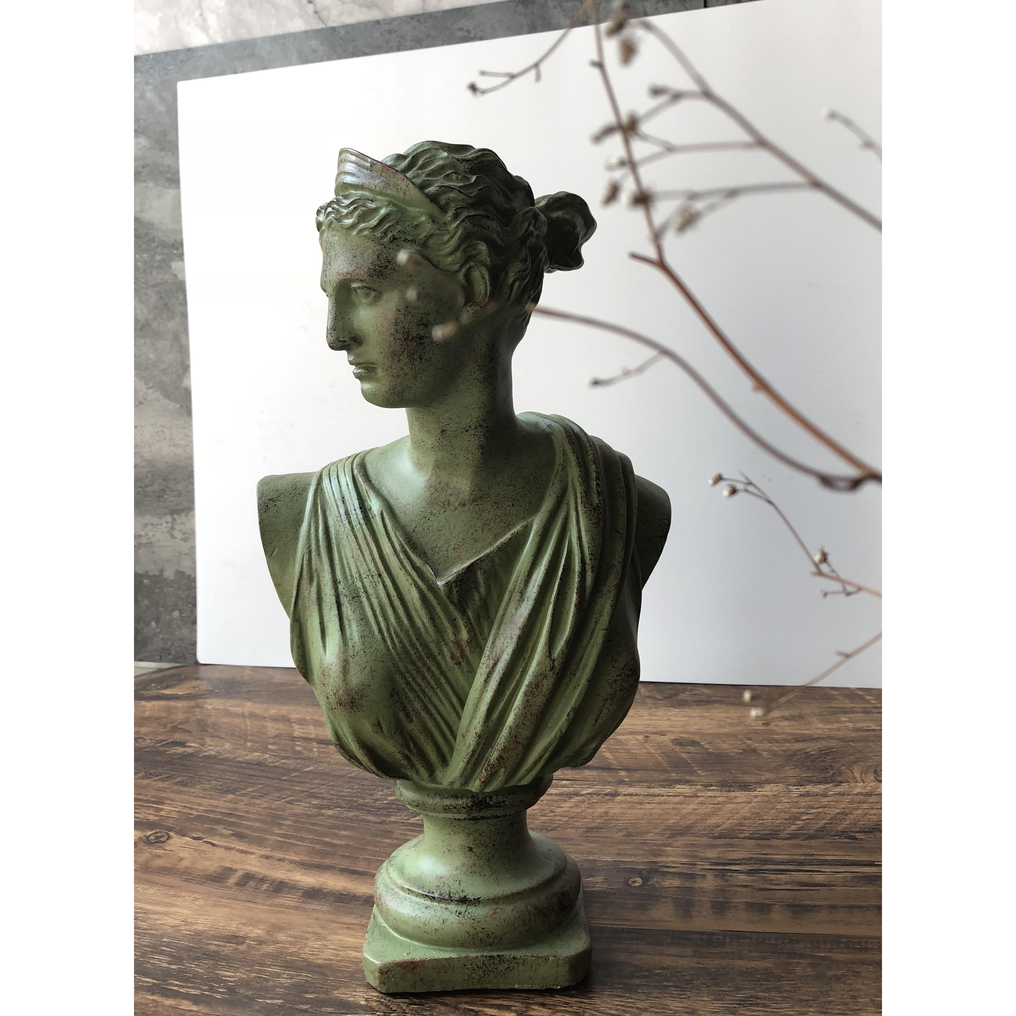 PNF维纳雕斯半身波塑欧式人物树脂太阳阿罗神爱头像雕像摆件礼品