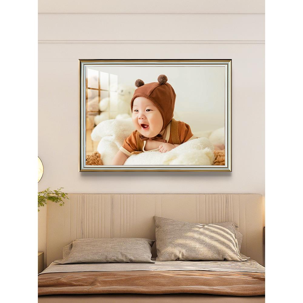 宝宝相儿童照片框挂4墙加打印洗01616 18 0寸2艺2术相片放大尺寸