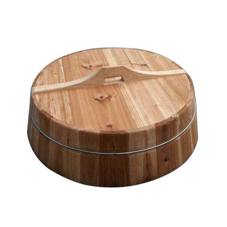 IKPM6SK各寸拱锅盖平锅盖杉木尺砂锅盖传统水缸盖小锅盖无漆盖子