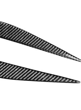 适用于宝维马*RRX-102M3M碳纤外饰改装框灯眉装饰贴4纸汽车配件