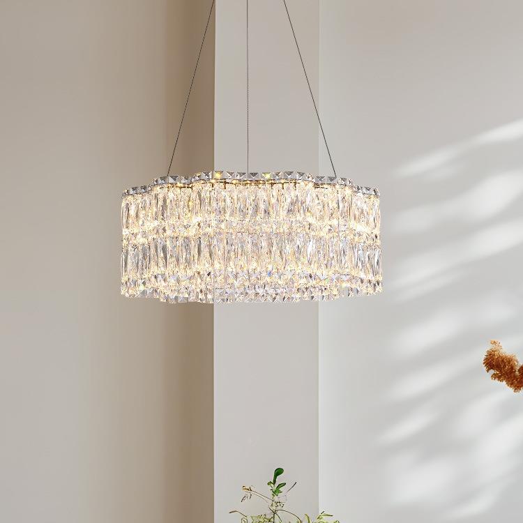 805法室式轻奢灯客厅2025款新奶油吊风大厅主灯具高端大气餐厅灯