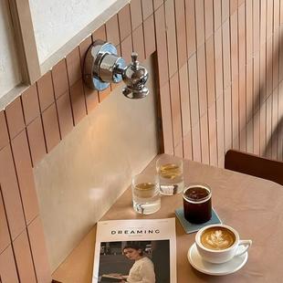 783中古壁灯镜前灯墙壁装 氛围灯照画灯台阳小灯包豪斯铬色床饰头