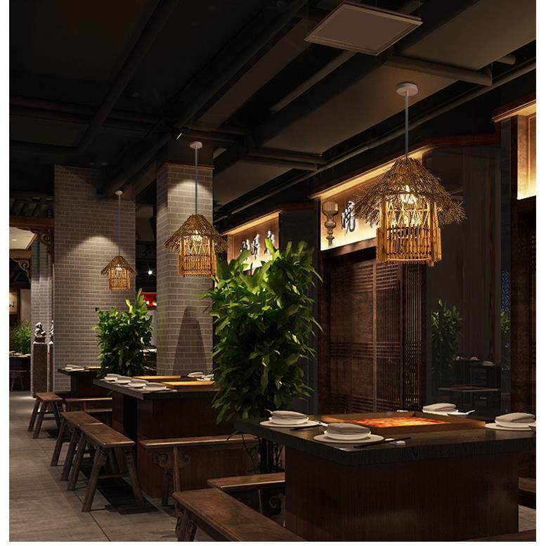 中式竹藤艺竹编吊楼创意编灯笼过Z071道吧台茶饭灯馆榻榻米日式灯,家装灯饰光源,智能吊灯,淘宝优惠券,粉丝福利购,淘宝优惠卷