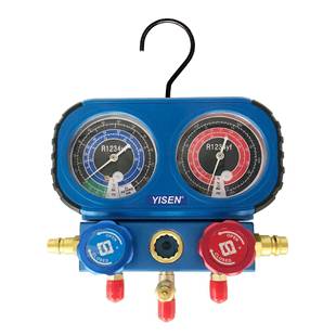 防撞R1234y加氟f表冷媒雪YIC种压力规表汽空调维修工具美车车系