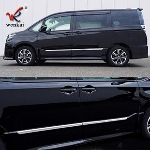 适用于丰田Nah改装 001用门边电饰镀V亮 外车门防o撞条oxy80系专WK