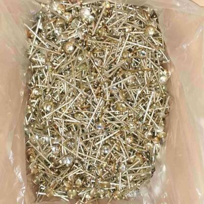 镀HCF锌光亮麻花钉光杆瓦楞钉子镀电组合镀锌搓钉抛光搓丝瓦丝楞