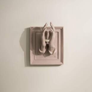 代创意现《》祈祷之手手烛工艺术香薰台挂件立体家居民宿A125酒店