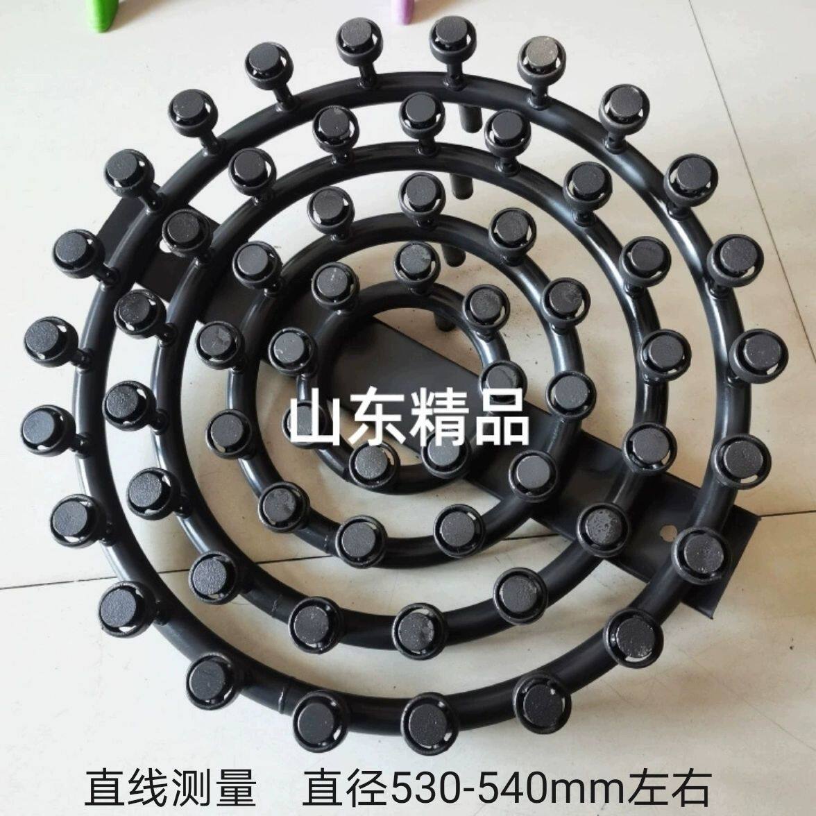燃气夹层锅配件炉头火盘炉盘加厚液化气汤锅猛火灶头专用碳钢炉盘