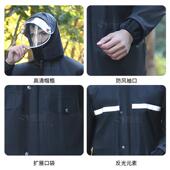 牛津布双层分雨体环式 反光雨衣裤 套装 807保安卫劳执勤骑保行雨衣