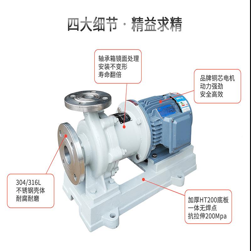 不锈钢磁力泵单VVU级压滤机入驱料泵酸液泵JMC25-2动0-160