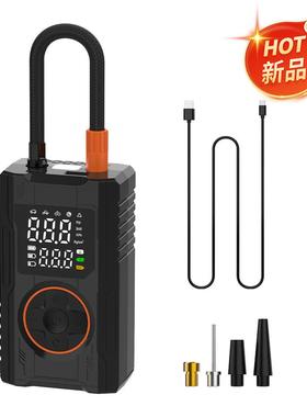 无线充气泵汽车胎自车车46866两用便携式轮车行载电动打家气泵