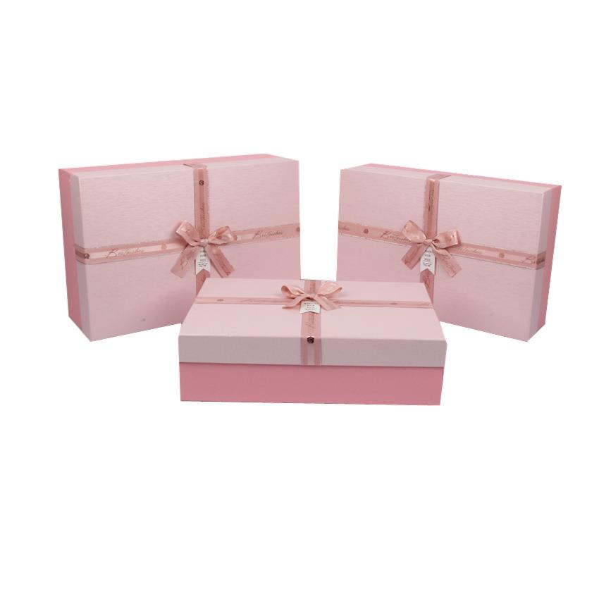 大中小0硬纸盒子款特种纸320ABY商务礼品盒情新节赠品包装礼物人