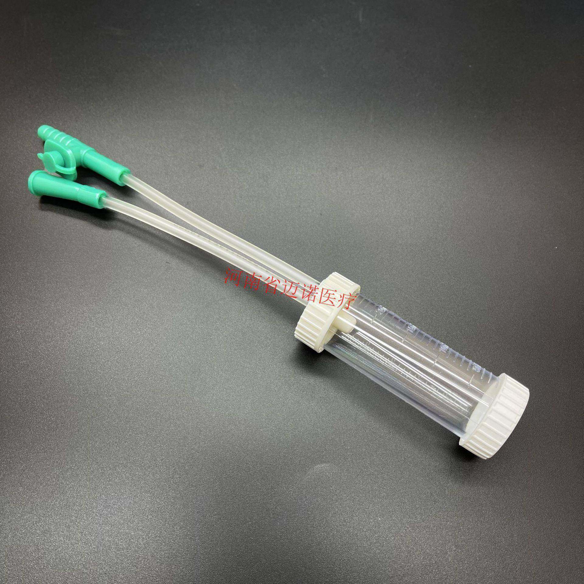 集尔纤支镜痰液收器集痰器一性双次头吸痰器可控249式吸德痰管14#