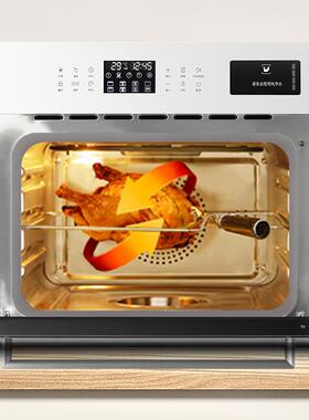 合60L嵌入式蒸烤二一电蒸箱电烤家用大容量箱白色箱蒸烤一SO-B60