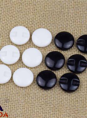 树ARC脂钮馒头扣圆形暗眼纽扣黑白色呢毛大衣风衣钮扣厂家扣现货