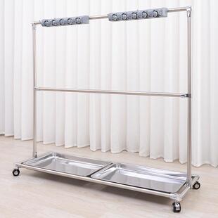 拖把架不锈钢移动把企清扫洁工具收纳架拖把架墩布架业位企业单