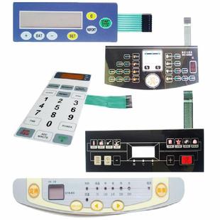 贴光级丝UXP网印刷PC薄膜学透明磨开关面贴鼓包薄膜按键面砂板材