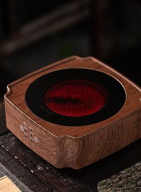 硅现货高硼玻璃家用锤提梁壶电炉煮茶器竹把玻纹璃茶QMJ壶围陶炉