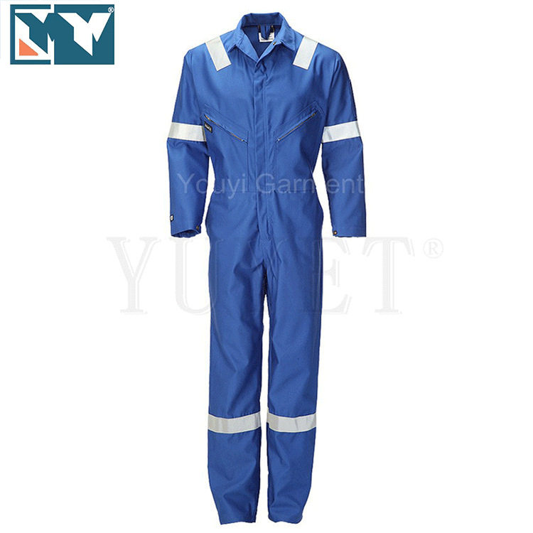 棉高亮反光连体工作服阻燃静电防护防酸碱防护磨防护作业服装