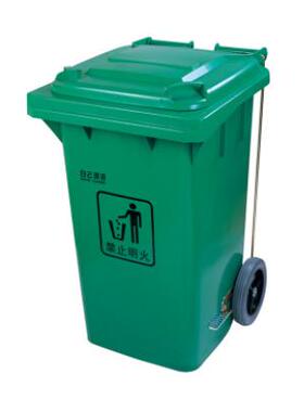 HT120L脚踏式垃圾桶绿色厨余垃圾