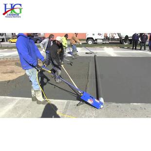 河堤混凝土整平机手拉式机场跑道平铺机电动斜坡护坡用摊铺机