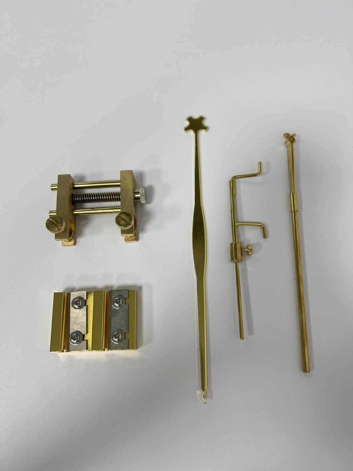 小提琴音柱钩夹音柱尺夹具磨具工具音叉维修提琴工具套装5件套