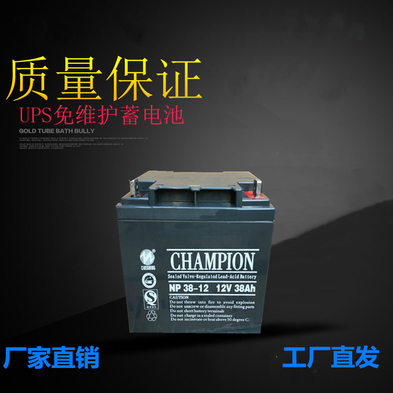 蓄电池 12V38ah NP38-12 电瓶 铅酸免维护蓄电池 现货包邮