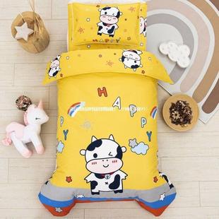 BOW纯幼儿褥园被棉三件套儿童午睡被子垫褥宝宝入园棉被六七件套