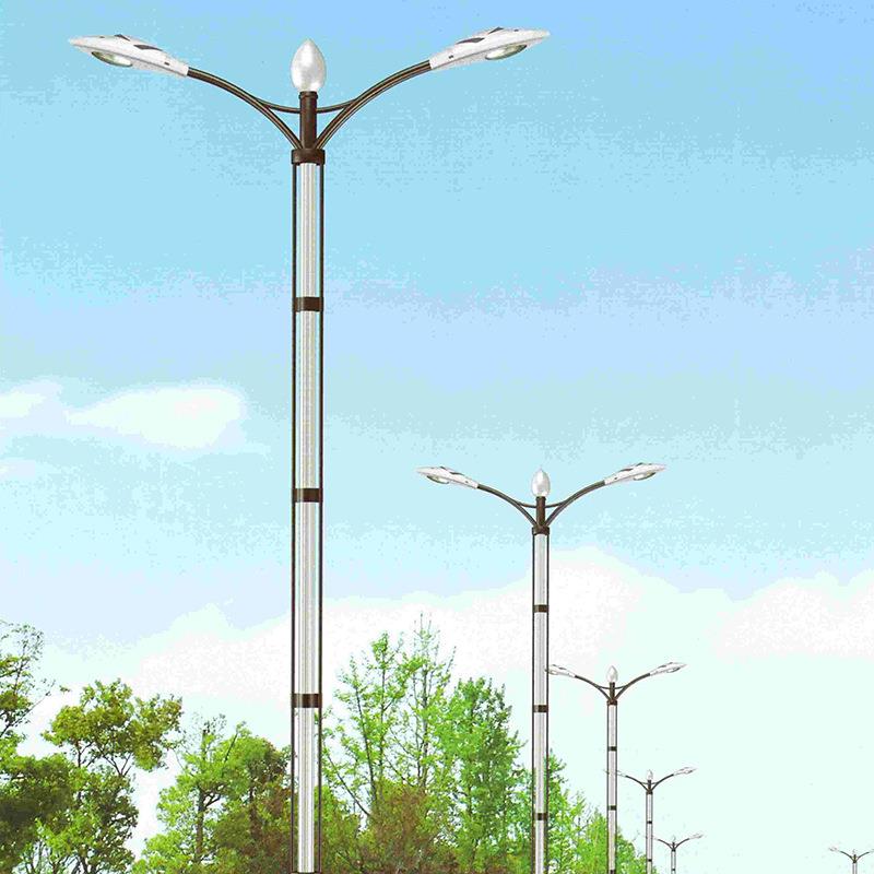 山东路灯、太监青高岛生产多功能智慧路LED灯景观灯中杆灯杆控多