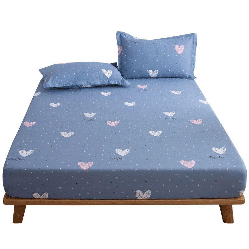 全棉床护笠单件225款BDH新夏季斜纹床罩固定床垫保套沙发0罩