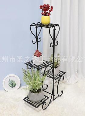爆款铁艺物花架多室内阳台物置架客层厅落74502地式植花盆架绿萝